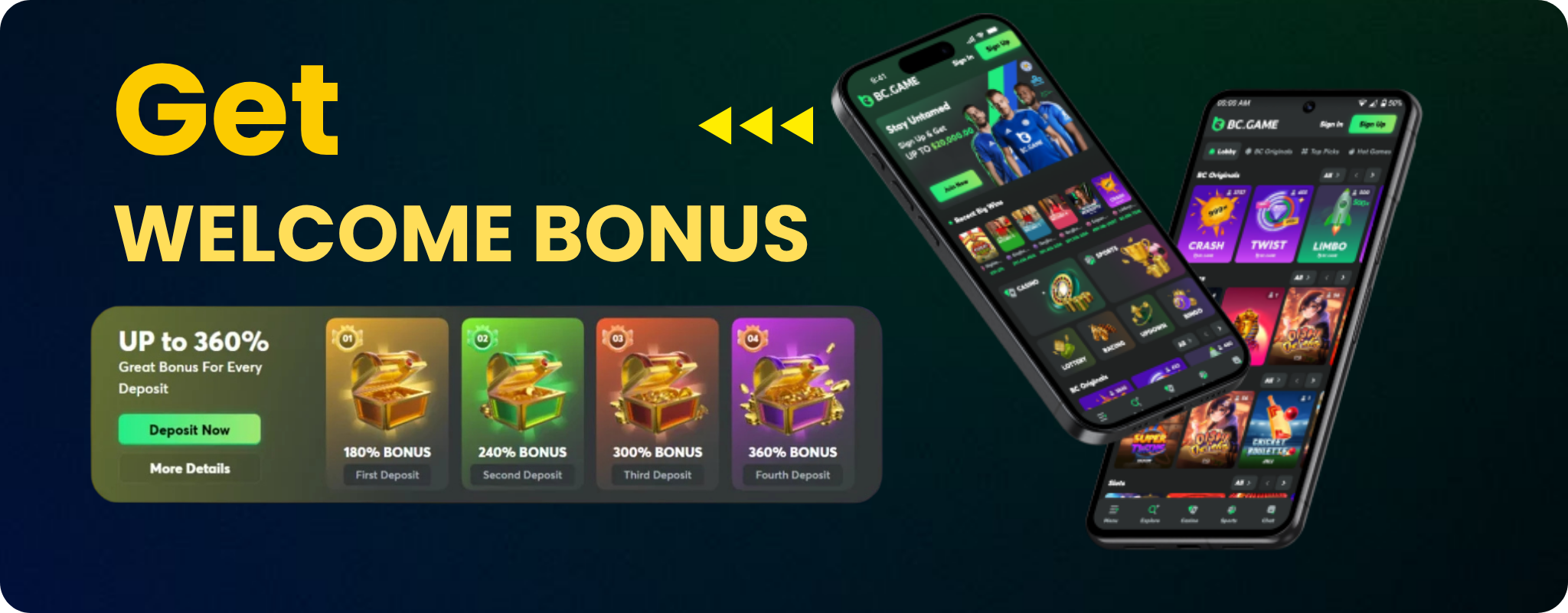 What Is the BC.Game Welcome Bonus?
