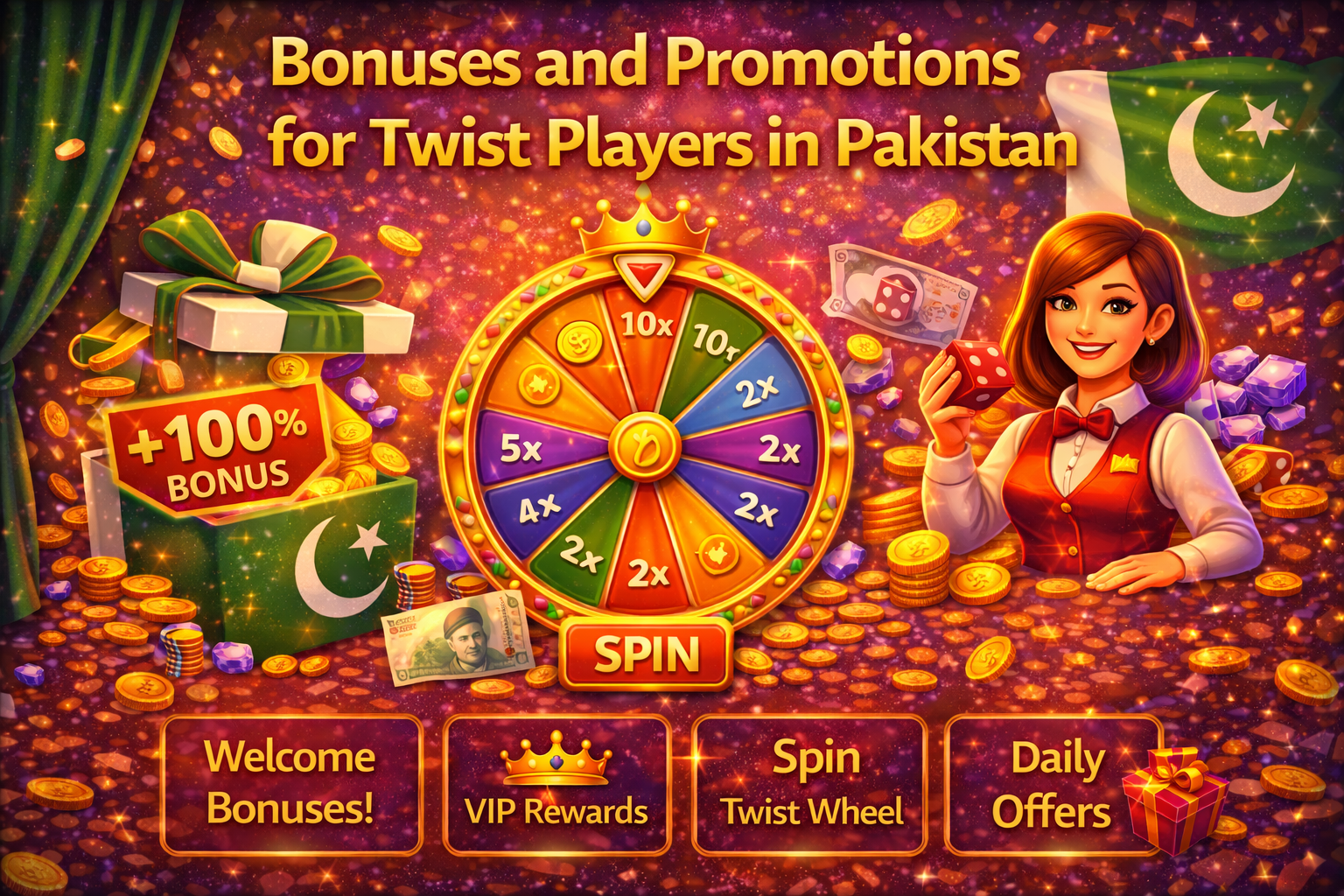 Bonuses and Promotions for Twist Players in Pakistan