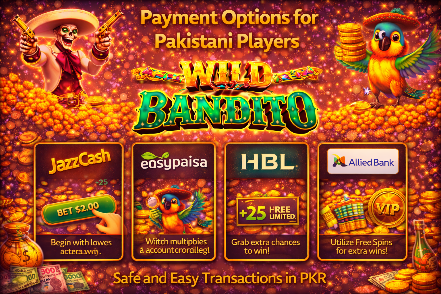 Payment Options for Pakistani Players