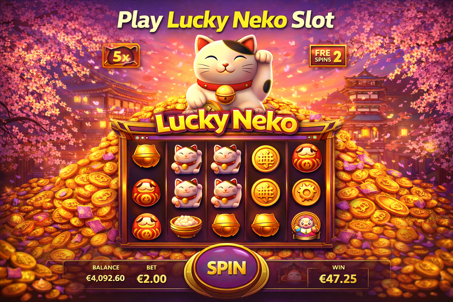 How to Play Lucky Neko Slot