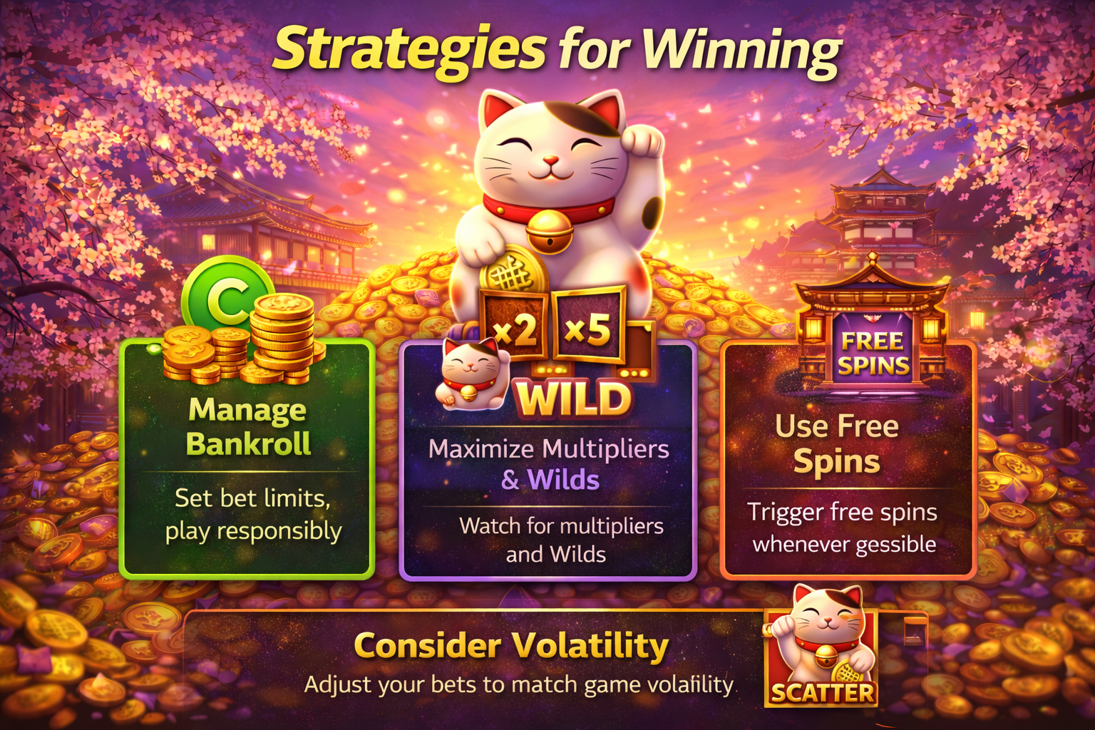 Strategies for Winning at Lucky Neko